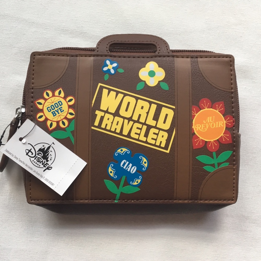 Disney It's a Small World Mini Luggage Case - NWT - Picture 3 of 7